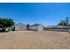A sprawling backyard, offering ample space for potential landscaping and outdoor activities at 1123 Chapman Dr, Las Vegas, NV 89104