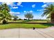 Serene backyard with views of lush greenery and the surrounding community at 1131 Golf Club, Laughlin, NV 89029