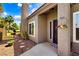 Inviting front entrance with desert landscaping and a decorative door at 1131 Golf Club, Laughlin, NV 89029