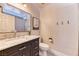 Bathroom with a vanity, sink and toilet at 1235 Panini Dr, Henderson, NV 89052
