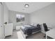 Comfortable bedroom featuring a large window with mountain views at 12426 Alpenglow Ct, Las Vegas, NV 89138