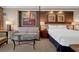 Elegant suite with sleeper sofa, lounge chairs, and bright, comfortable decor at 125 E Harmon Ave # 511, Las Vegas, NV 89109
