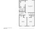 Second floor floorplan includes primary bedroom, primary bathroom, 2 bedrooms, and closets at 1251 Los Meadows Dr, Las Vegas, NV 89110