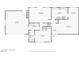 First floor floorplan with kitchen, living room, Gathering room, bathroom, bedroom, laundry, and garage at 1251 Los Meadows Dr, Las Vegas, NV 89110