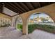 Inviting front yard featuring lush landscaping and a view of the neighborhood at 1251 Los Meadows Dr, Las Vegas, NV 89110