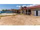 Backyard featuring an empty pool and lots of extra space at 1513 Brocado Ln, Las Vegas, NV 89117