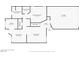 Main floor plan showcasing kitchen, primary bedroom, dining room, living room and garage. Dimensions are included at 165 Spinnaker Dr, Henderson, NV 89015