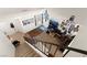 Top-down view of the cozy living room with ample space for entertaining and relaxation at 165 Spinnaker Dr, Henderson, NV 89015