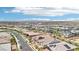 Panoramic aerial view of a residential community showcasing the neighborhood's layout and community planning at 172 Lunga Ave, Henderson, NV 89011