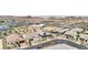 Wide aerial shot of a residential neighborhood showcasing multiple homes with desert landscaping at 172 Lunga Ave, Henderson, NV 89011