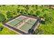 Well-maintained tennis courts in a community with lush green landscaping at 172 Lunga Ave, Henderson, NV 89011
