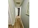 Hallway with wood-look flooring and access to other rooms at 2016 Mesquite Ln # 302, Laughlin, NV 89029