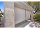 Covered patio with roll down shades for sun protection and privacy at 2117 Bay Thrush Way, North Las Vegas, NV 89084