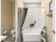 Bathroom features a soaking tub and toilet at 2181 E Winery Rd, Pahrump, NV 89048