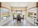 Bright breakfast nook with backyard views of pool at 2181 E Winery Rd, Pahrump, NV 89048