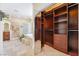 Bath/closet area with storage and mirrored closet doors at 2181 E Winery Rd, Pahrump, NV 89048