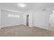 Clean bedroom boasts new carpet, modern window and ample closet space at 2408 Berkley Ave, Las Vegas, NV 89101