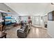 Bright living room with hardwood floors and natural light at 3201 Beacon Shores Cir, Las Vegas, NV 89117