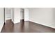 Empty bedroom with hardwood flooring and a walk-in closet at 367 Wilford Springs St, Henderson, NV 89014