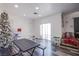 Inviting room with a table set, decorated for the holidays, and providing ample natural light at 4429 E Azure Ave, Las Vegas, NV 89115