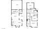 Detailed floor plan showcasing layout of the home, including room dimensions and spatial relationships of both floors at 4537 Cloudrest Peak St, North Las Vegas, NV 89031