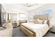 This bedroom has a bed, a ceiling fan, and two dressers with mirrors at 454 Rosina Vista St, Las Vegas, NV 89138