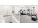 A bonus room features exercise equipment at 454 Rosina Vista St, Las Vegas, NV 89138
