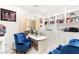 Bright office showcasing custom built-ins and comfortable seating, perfect for productivity at 454 Rosina Vista St, Las Vegas, NV 89138