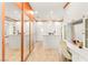 Luxurious walk-in closet with custom cabinets, central island, and makeup area at 454 Rosina Vista St, Las Vegas, NV 89138