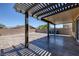 View of a covered patio offering a shaded retreat, perfect for enjoying the outdoors at 5966 Icicle Falls Ave, Las Vegas, NV 89130