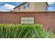 Stone entrance sign to the community featuring the words 'PALO VISTA' at 7372 S Palo Real Ct, Las Vegas, NV 89179