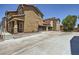 Exterior view of the property with a long driveway and private entrance at 7928 Violet Dawn St, Las Vegas, NV 89149