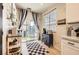 Bright kitchen nook features a sliding glass door to the backyard patio at 7928 Violet Dawn St, Las Vegas, NV 89149