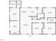 Detailed floor plan showcasing the layout of the home, including room dimensions and closet locations at 808 Reynolds Ave, North Las Vegas, NV 89030