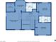 Detailed floor plan showing layout of primary bedroom, bathrooms, and bedrooms at 9021 Feather River Ct, Las Vegas, NV 89117