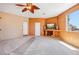 Comfortable living space featuring ample room and neutral-colored walls at 9111 W Stephen Ave, Las Vegas, NV 89149