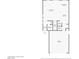 Floorplan of the first floor showing kitchen, dining room, living room, bathroom, and a two-car garage at 9161 Rolling Sky Dr, Las Vegas, NV 89178