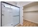 Bathroom with a walk-in shower and access to a walk-in closet at 9321 Dancing Daffodil Ave, Las Vegas, NV 89129