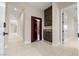 Elegant entryway featuring a vault door and custom cabinetry at 9865 Bright Angel Way, Las Vegas, NV 89149