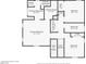Upstairs floorplan displays the layout of the bedrooms, bathrooms, and laundry room at 987 Wembly Hills Pl, Henderson, NV 89011