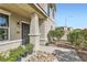 Inviting front entrance featuring desert landscaping and a well-maintained walkway at 987 Wembly Hills Pl, Henderson, NV 89011