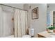 Clean bathroom with a shower-tub combination, neutral walls, and modern fixtures at 9975 Peace Way # 1069, Las Vegas, NV 89147