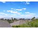 Scenic view of city skyline, palm trees, and blue skies at 1016 Eaglewood Dr, Las Vegas, NV 89144