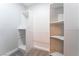 Closet featuring carpet flooring and ample shelving, offering efficient storage solutions at 1016 Eaglewood Dr, Las Vegas, NV 89144