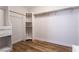 Walk-in closet with built-in shelving and organizers, maximizing storage space at 1016 Eaglewood Dr, Las Vegas, NV 89144
