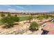 View of the backyard and desert landscaping in a beautiful community at 1407 Wheelwright Ct, Mesquite, NV 89034