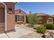 Exterior of house shows desert landscaping and a quaint front yard at 1407 Wheelwright Ct, Mesquite, NV 89034