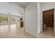Hallway showing a bathroom and a living area at 1407 Wheelwright Ct, Mesquite, NV 89034