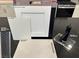 Display of bathroom countertop, cabinet, faucet, and shower tile color and material options at 1551 Pacific Baza St, Las Vegas, NV 89138