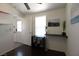 Home office with sleek desk and natural lighting at 275 Vegas Dr, Goodsprings, NV 89019
